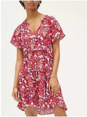 Anthropologie Robin floral mini dress